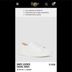 Dr. martens Dante leather shoe